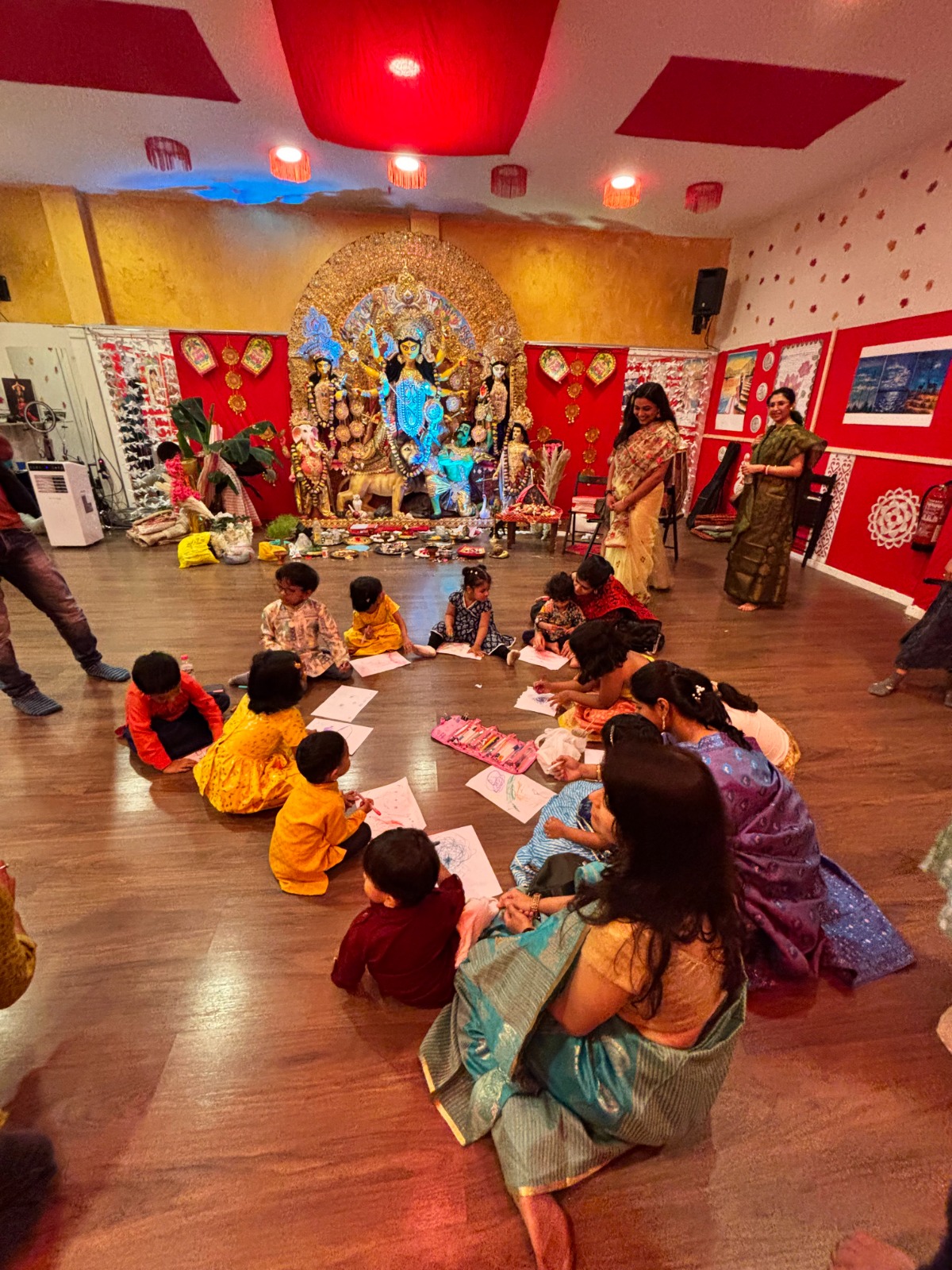 Traditional art and craft displays