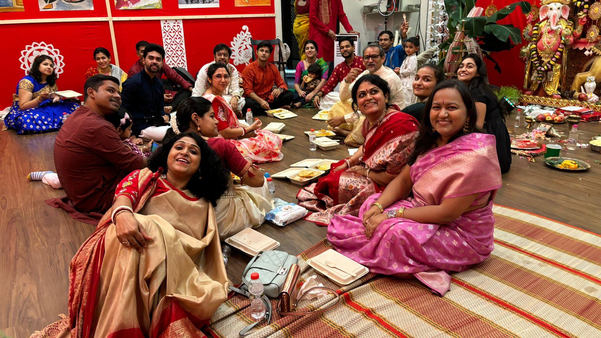 Children and families in celebration