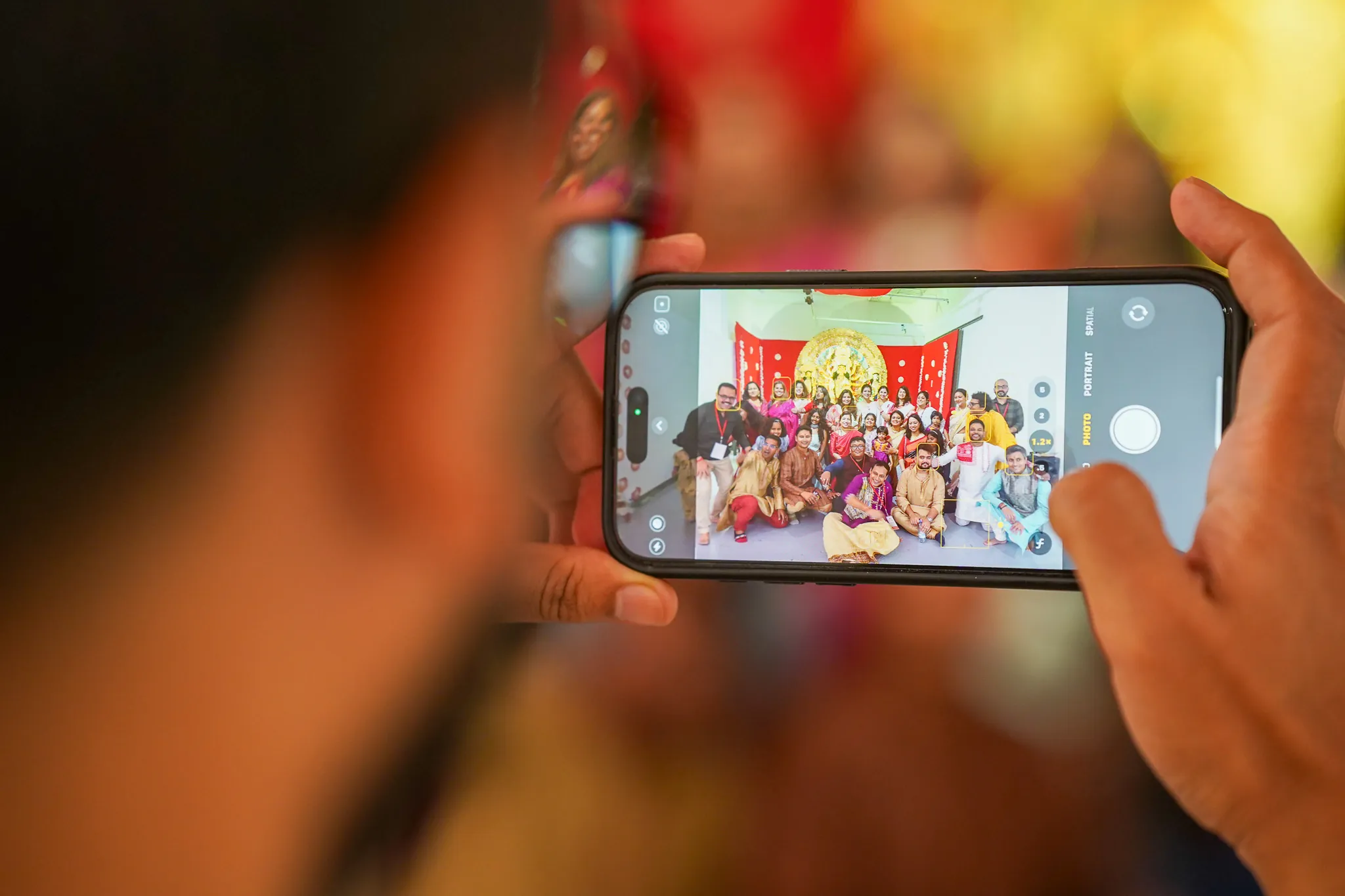 Durga Puja pandal in Barcelona